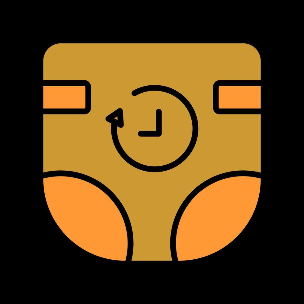 Diaper Duty Icon Design vector