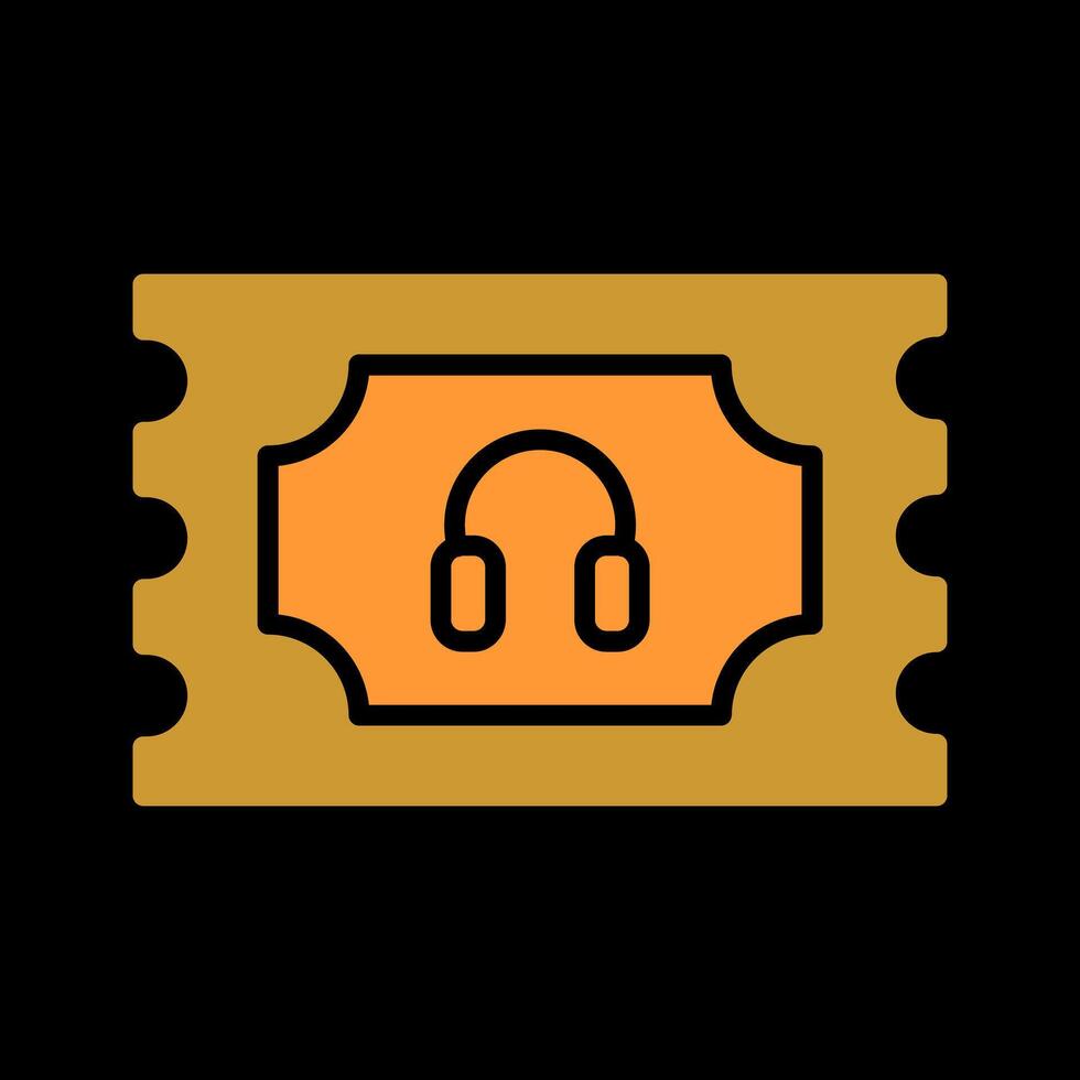Support Ticket Icon Design vector