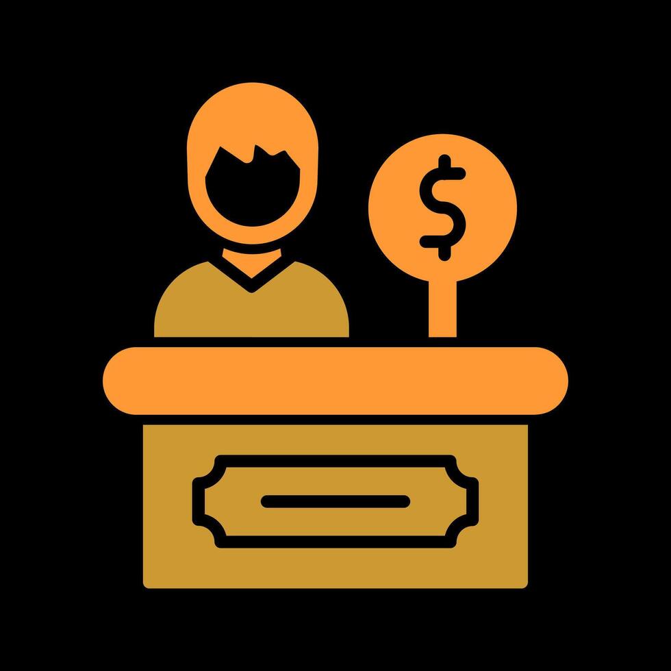 Cashier Icon Design vector