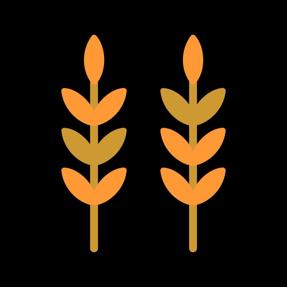 Sheaf of Rice Icon Design vector
