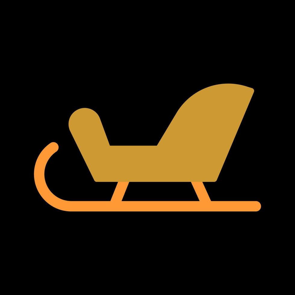 Sleigh Icon Design vector