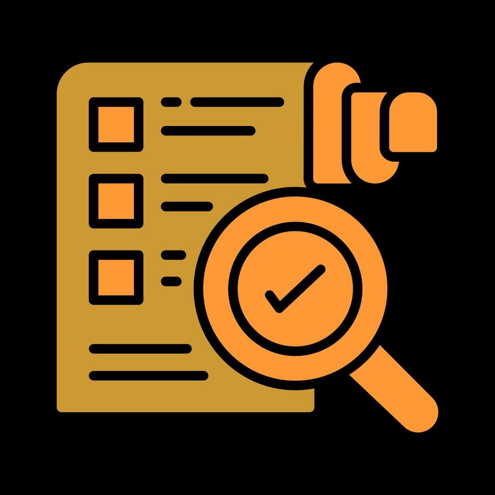 Profile Evaluation Icon Design vector