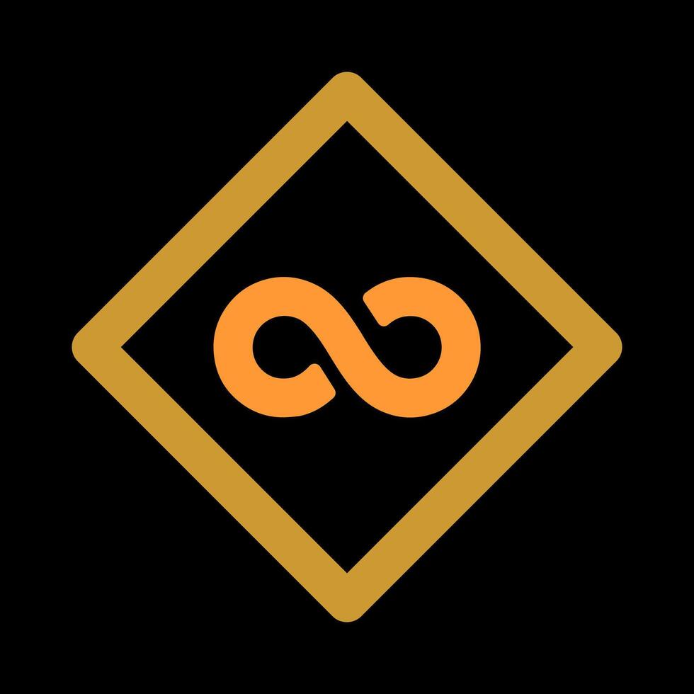 Infinity Sign Icon Design vector