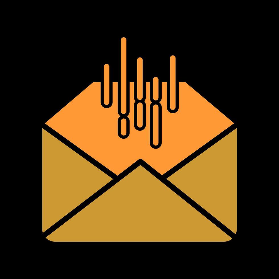 Mail Sorting Icon Design vector