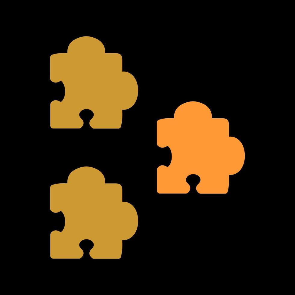 Puzzle Icon Design vector