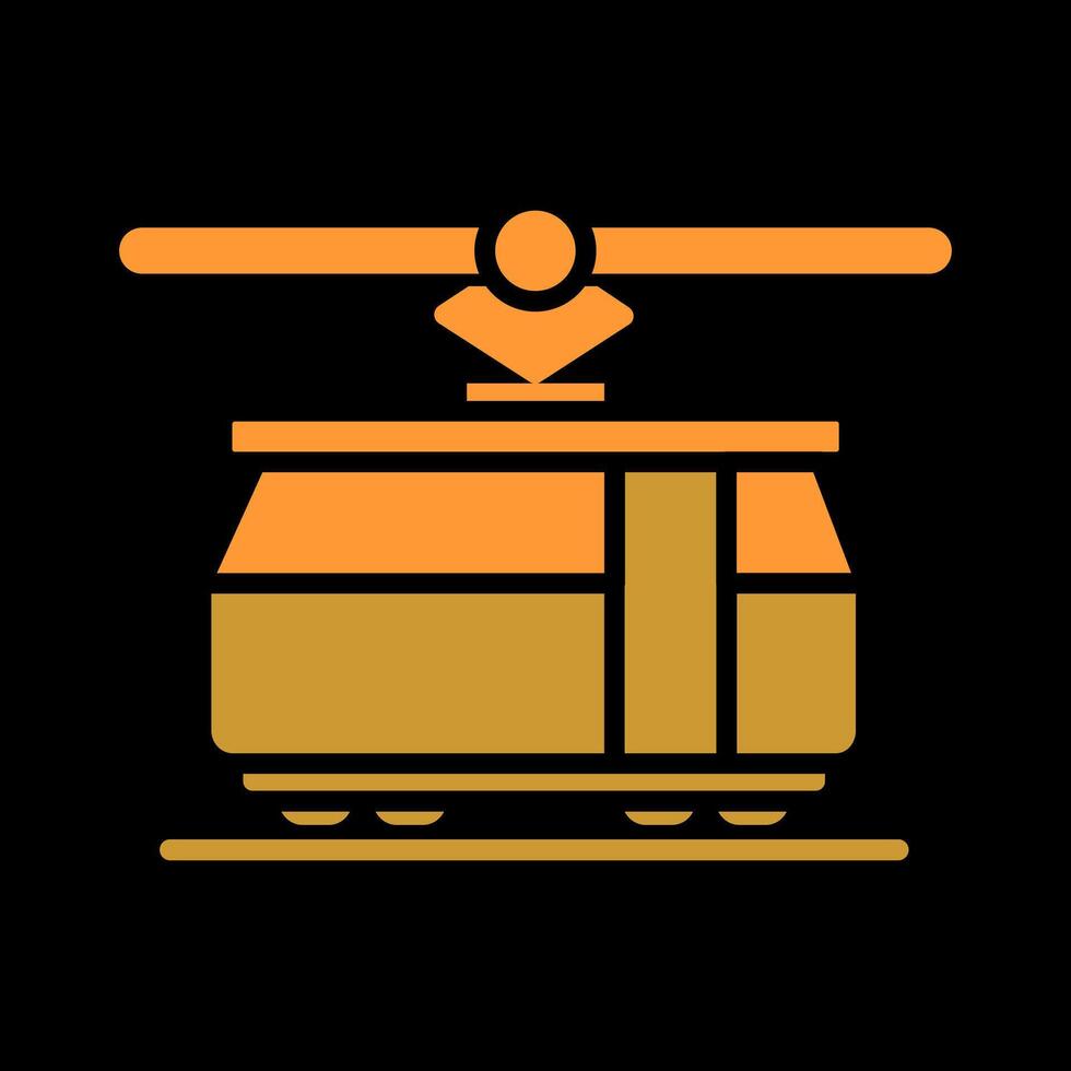 Tram Car Icon Design vector