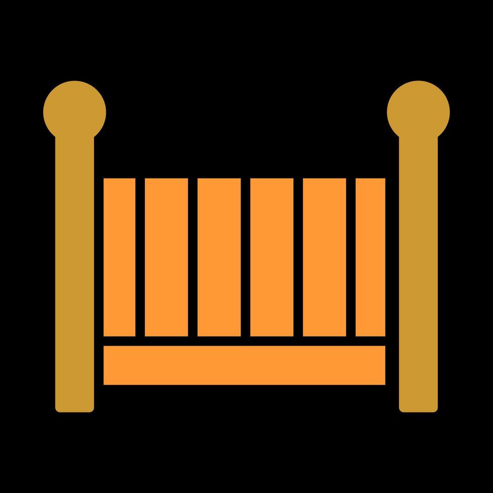 Nursery Cots Icon Design vector