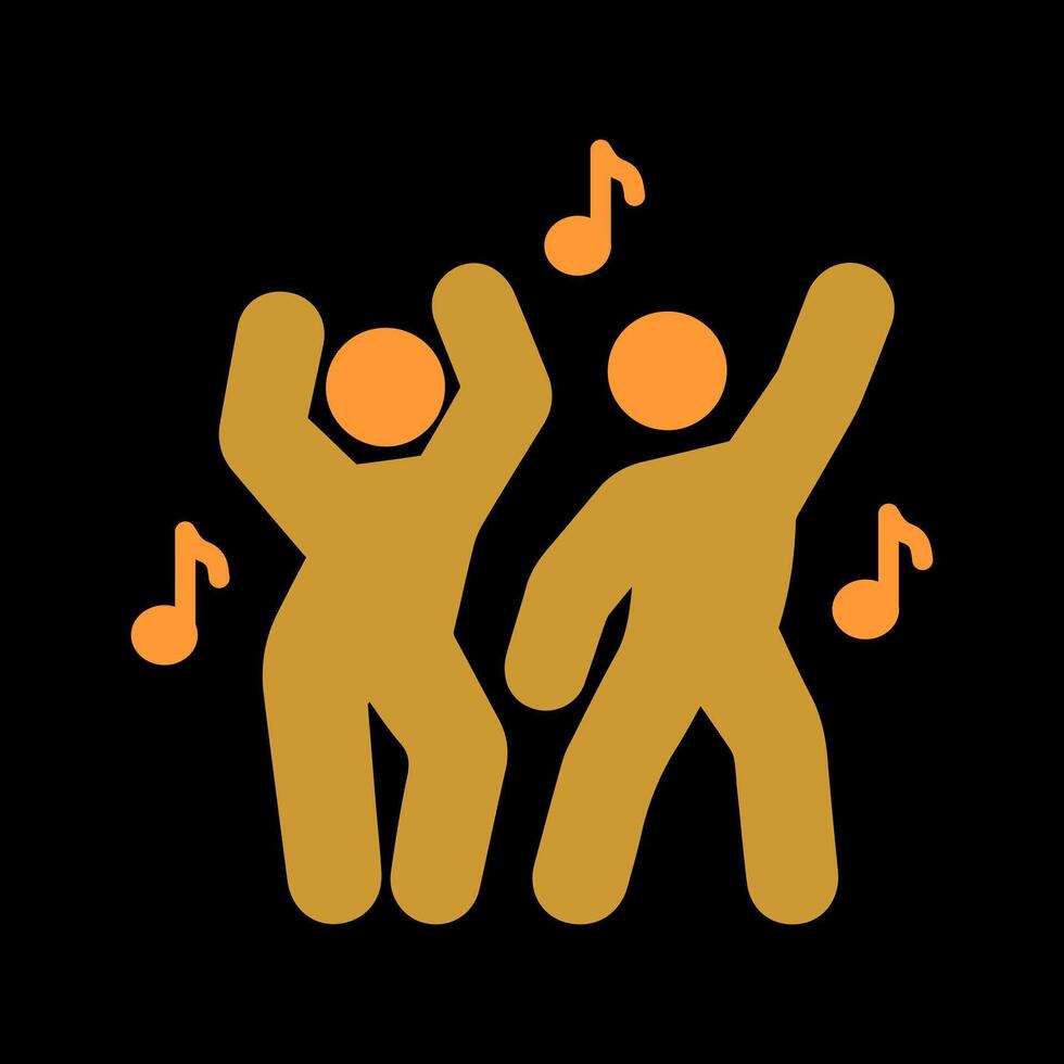 Music and Dance Icon Design vector