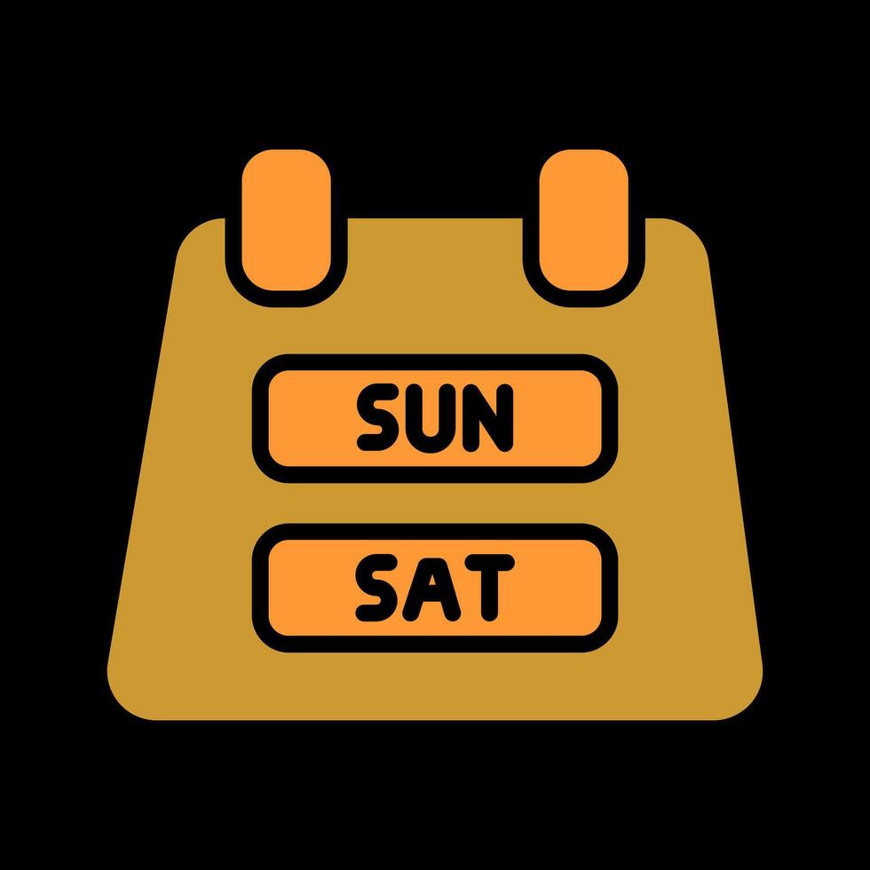 Weekend Getaway Icon Design vector