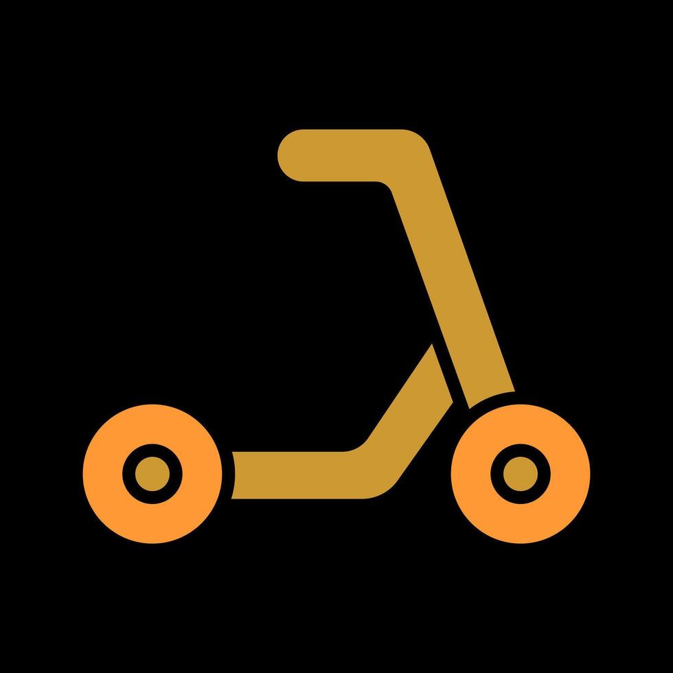 Kick Scooter Icon Design vector