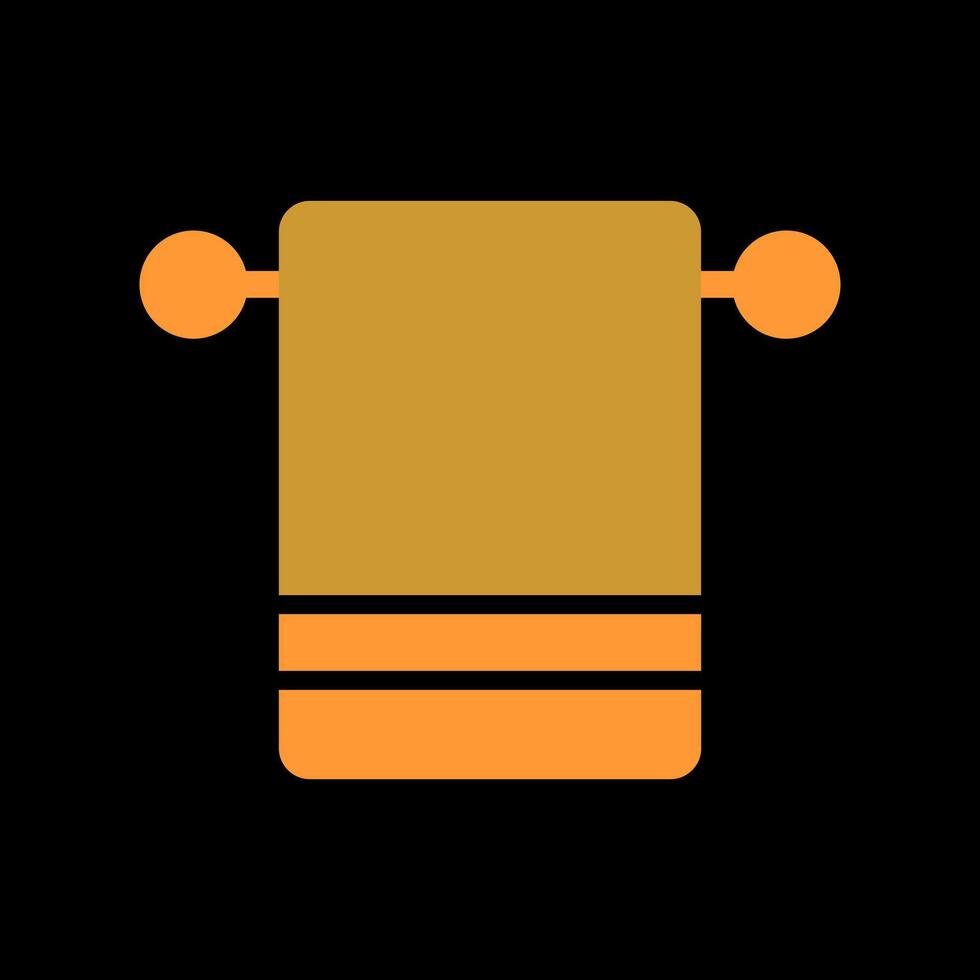 Bath Towels Icon Design vector