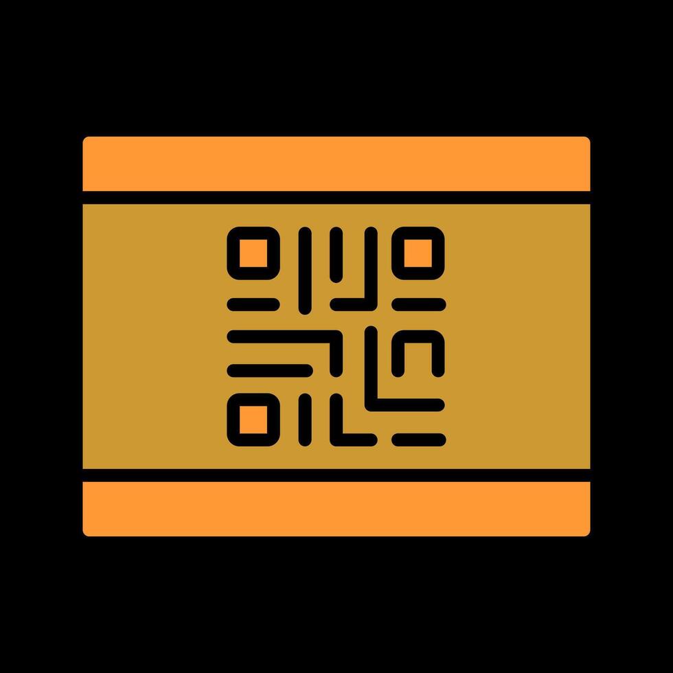 QR Code Business Card Icon Design vector