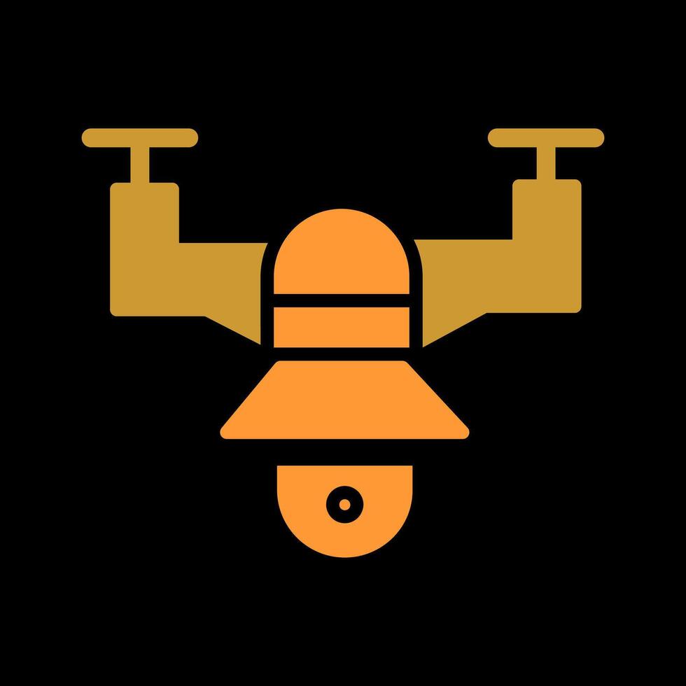Drone Photography Icon Design vector