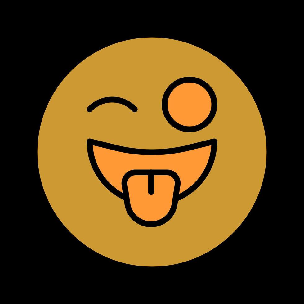 Zany Face Icon Design vector