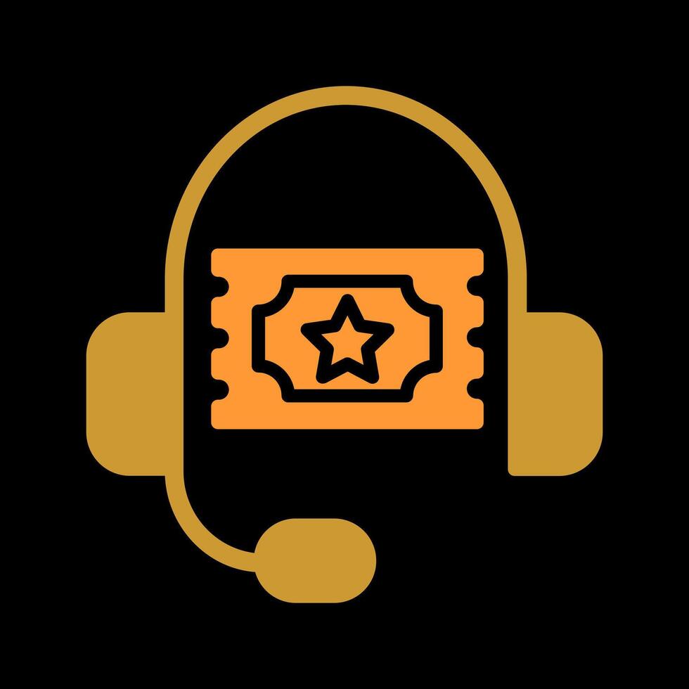 Support Ticket Icon Design vector