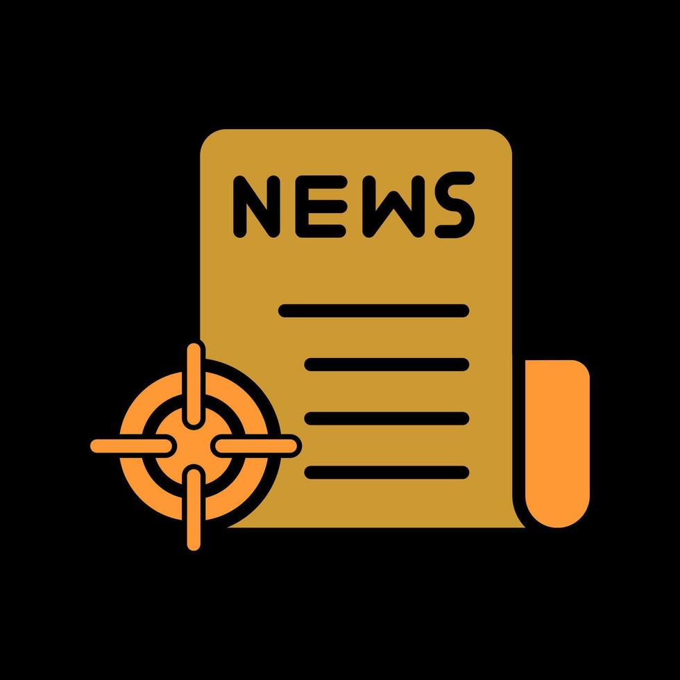 News Scoop Icon Design vector