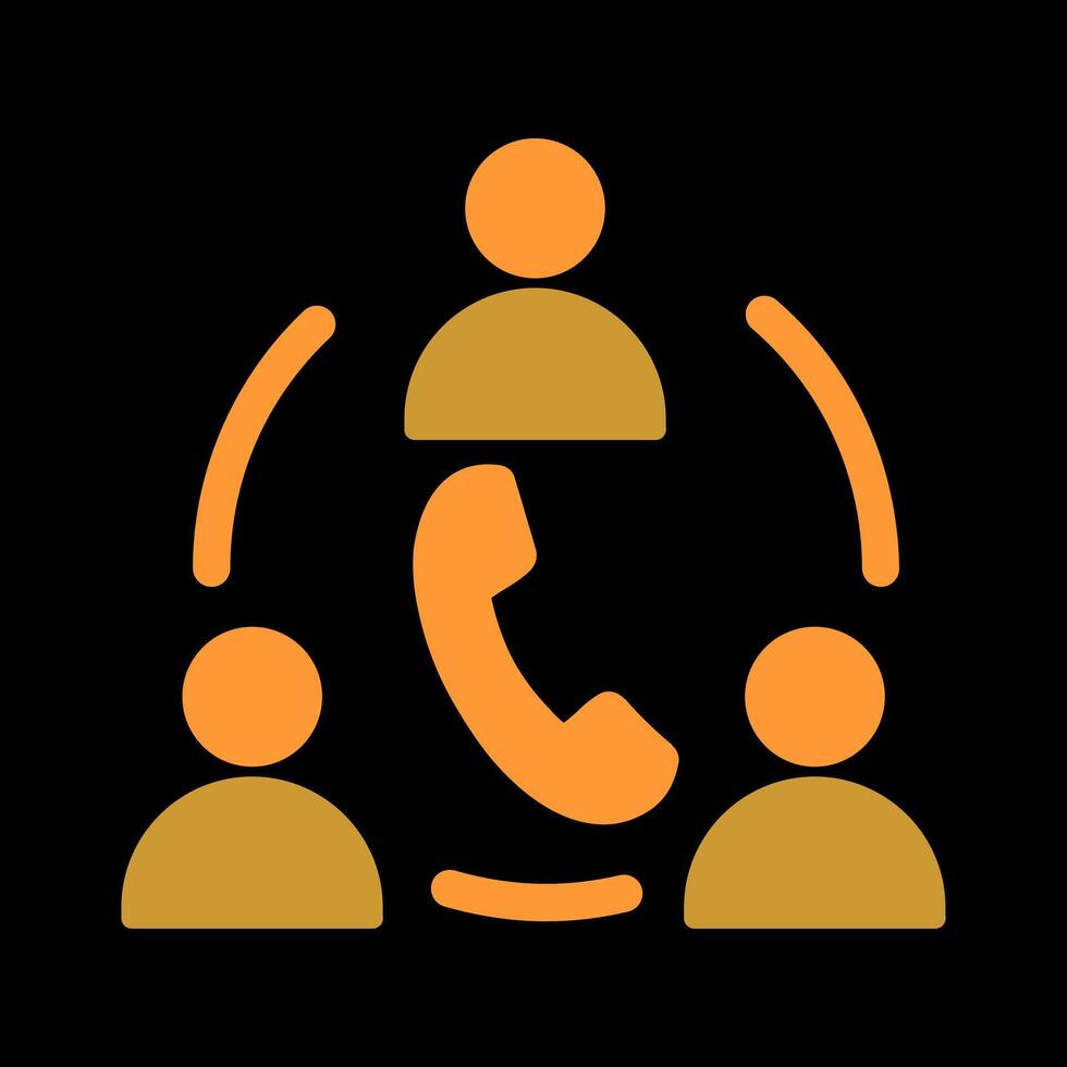 Contact Team Icon Design vector