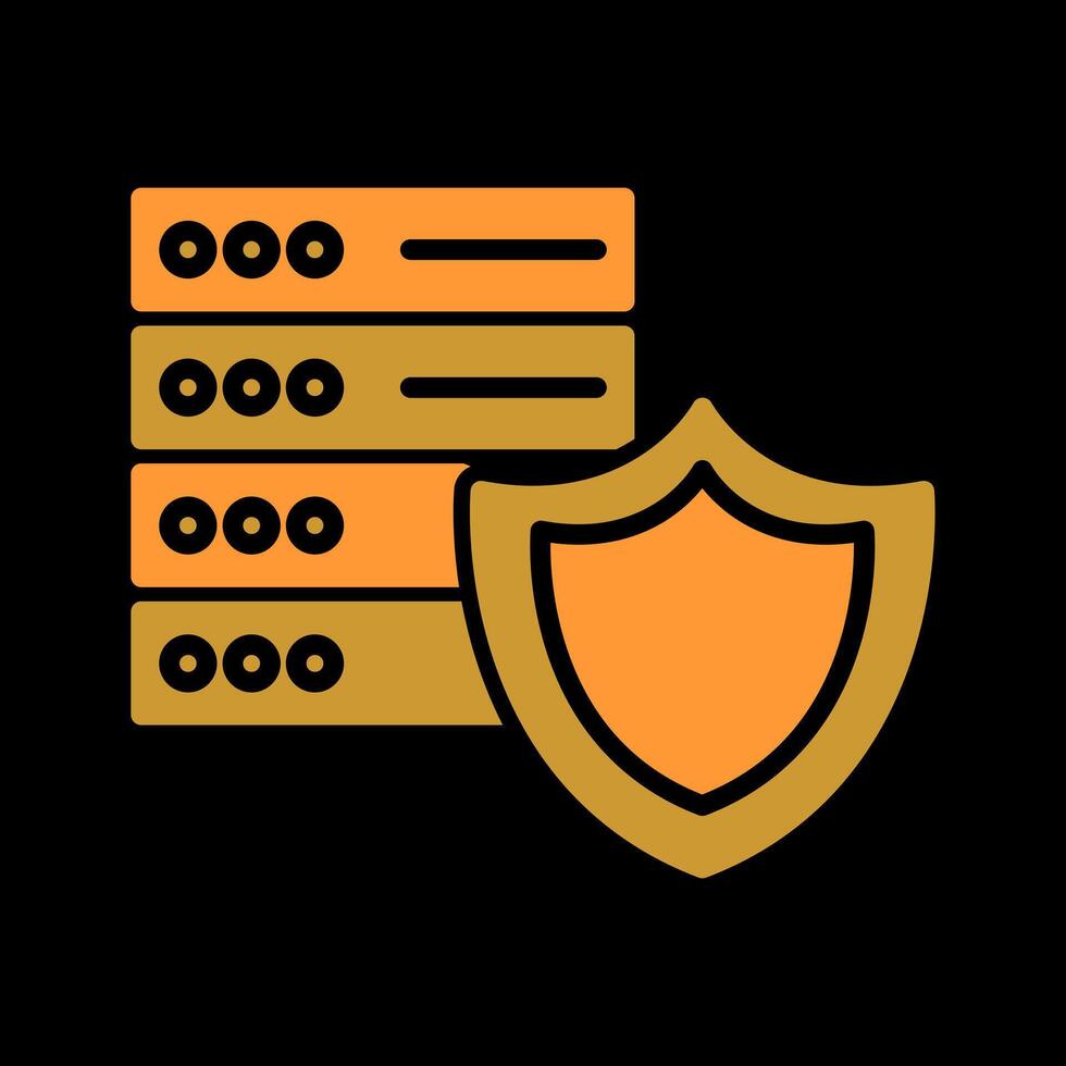 Data Protection Icon Design vector