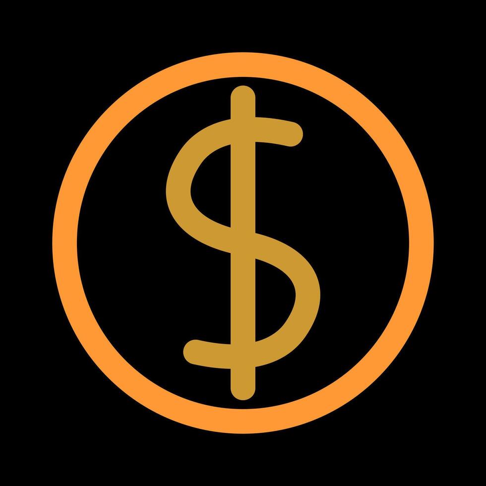 Dollar Icon Design vector