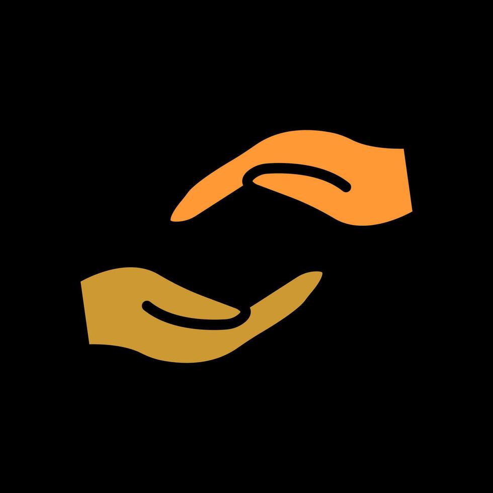 Supportive Hand Icon Design vector