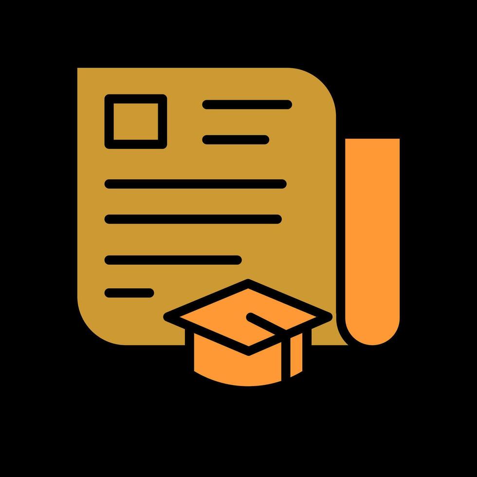 Journalism Education Icon Design vector
