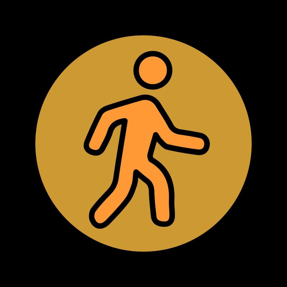 Person Walking Icon Design vector