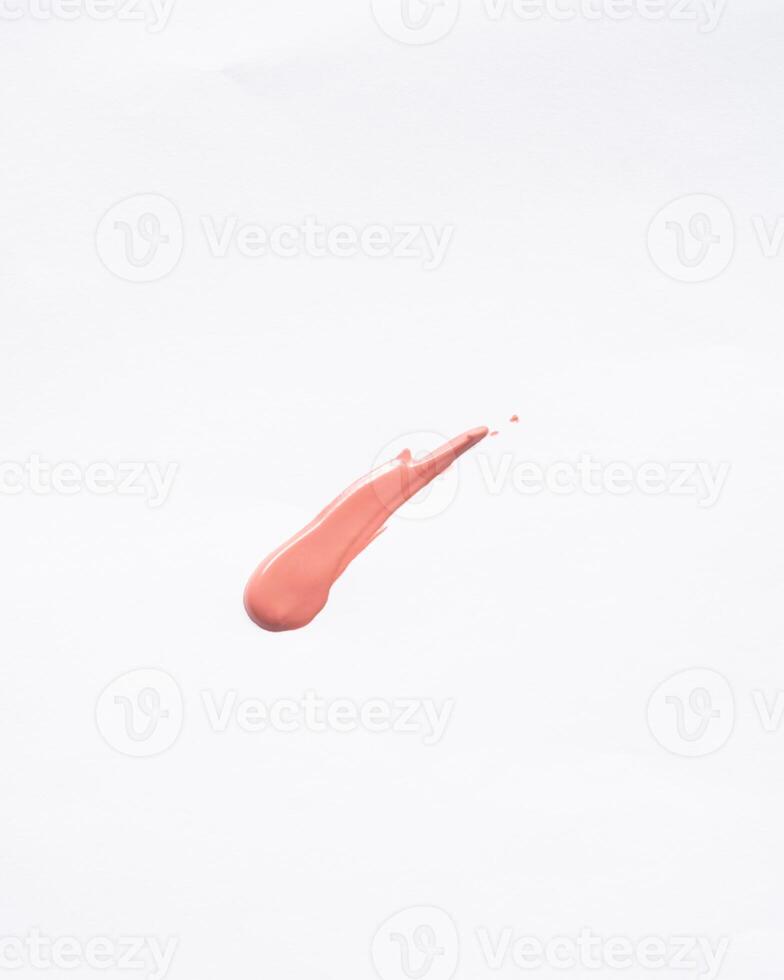 close up of a lipstick stroke photo