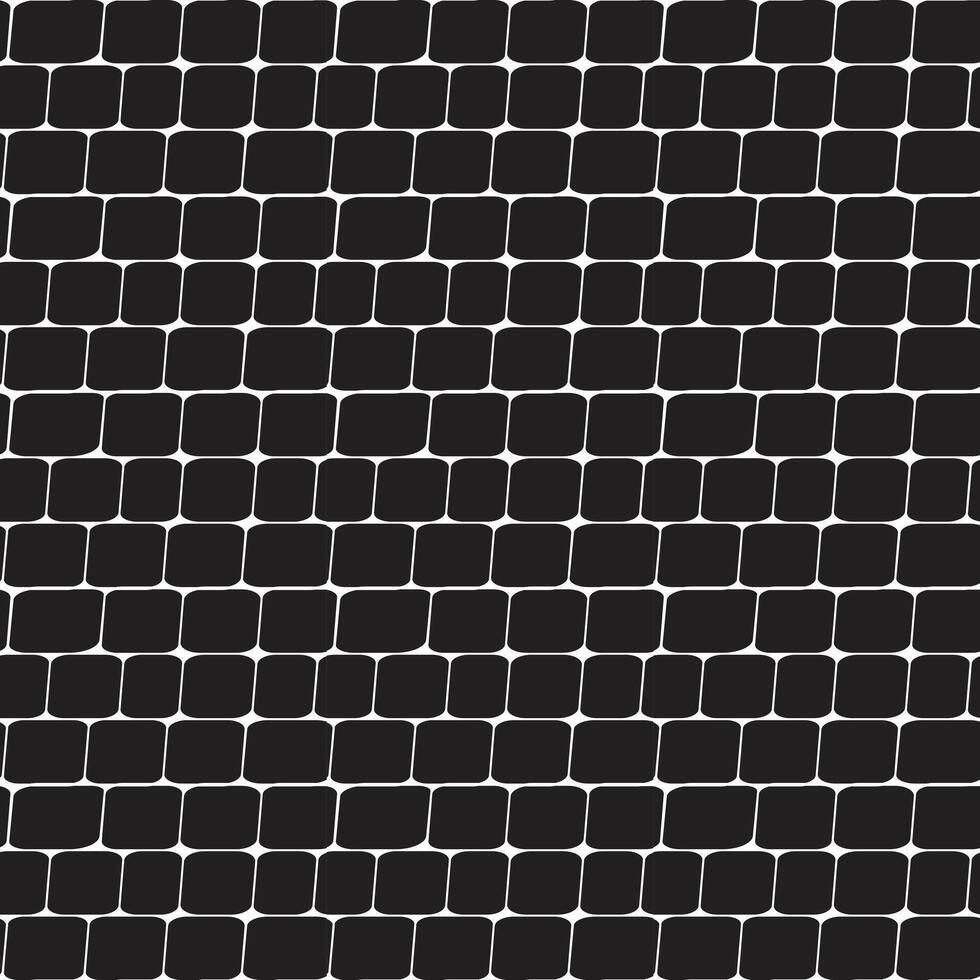 Seamless Black and White Reptile Skin Pattern Background. Abstract Geometric Rounded Tile Texture for Design Projects. vector