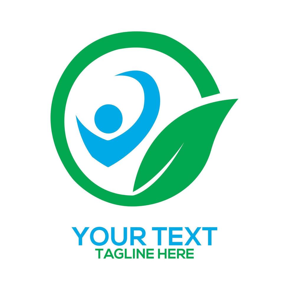 Minimalist Eco Friendly Logo Design for Green Initiatives vector