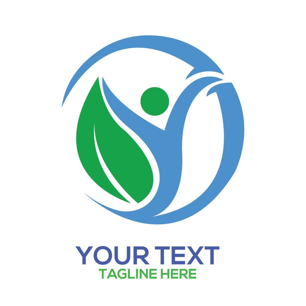 Professional Eco Friendly Logo Design for Sustainable Services vector