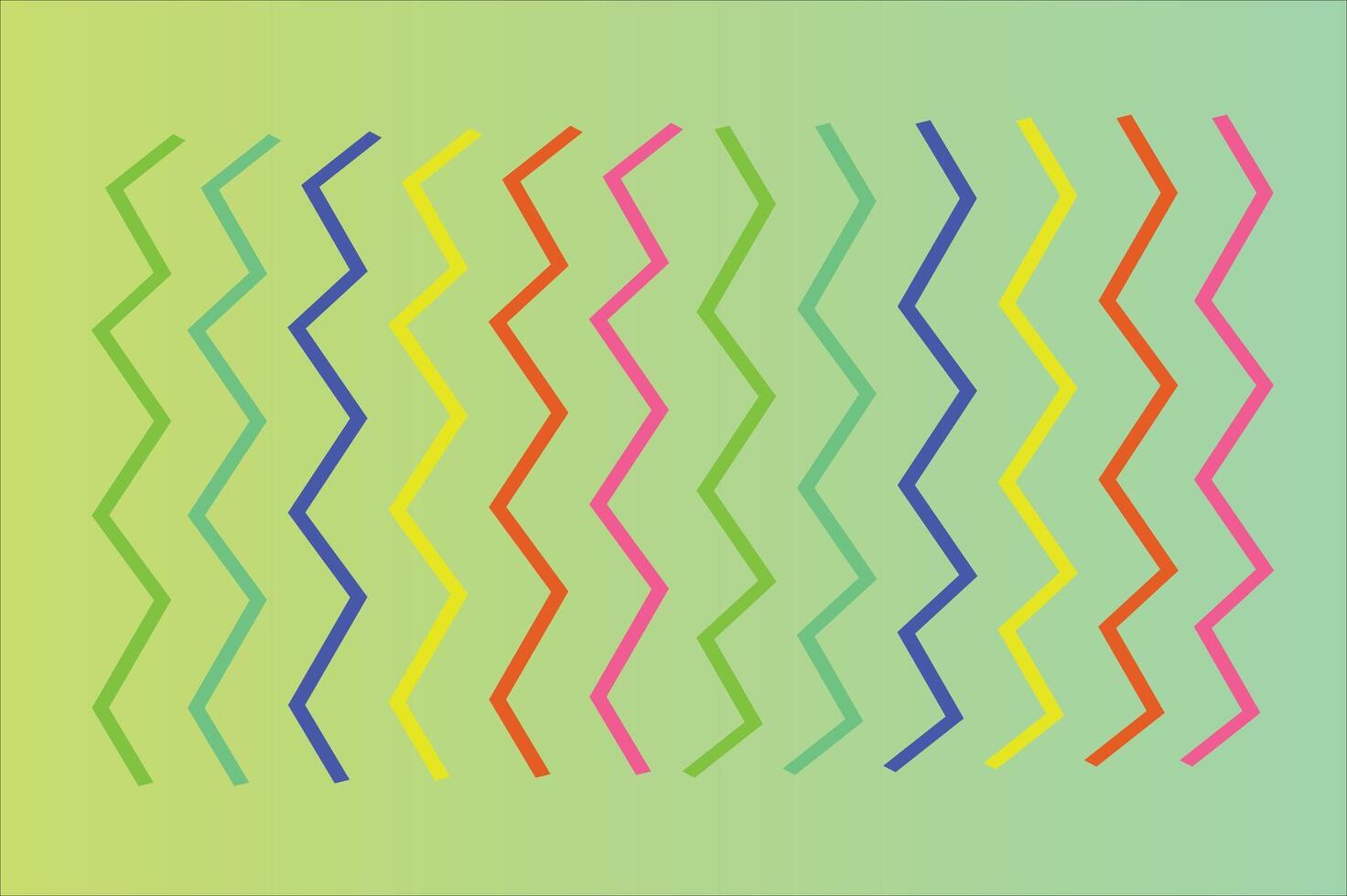 Repetitive Colorful Curve Lines Background vector