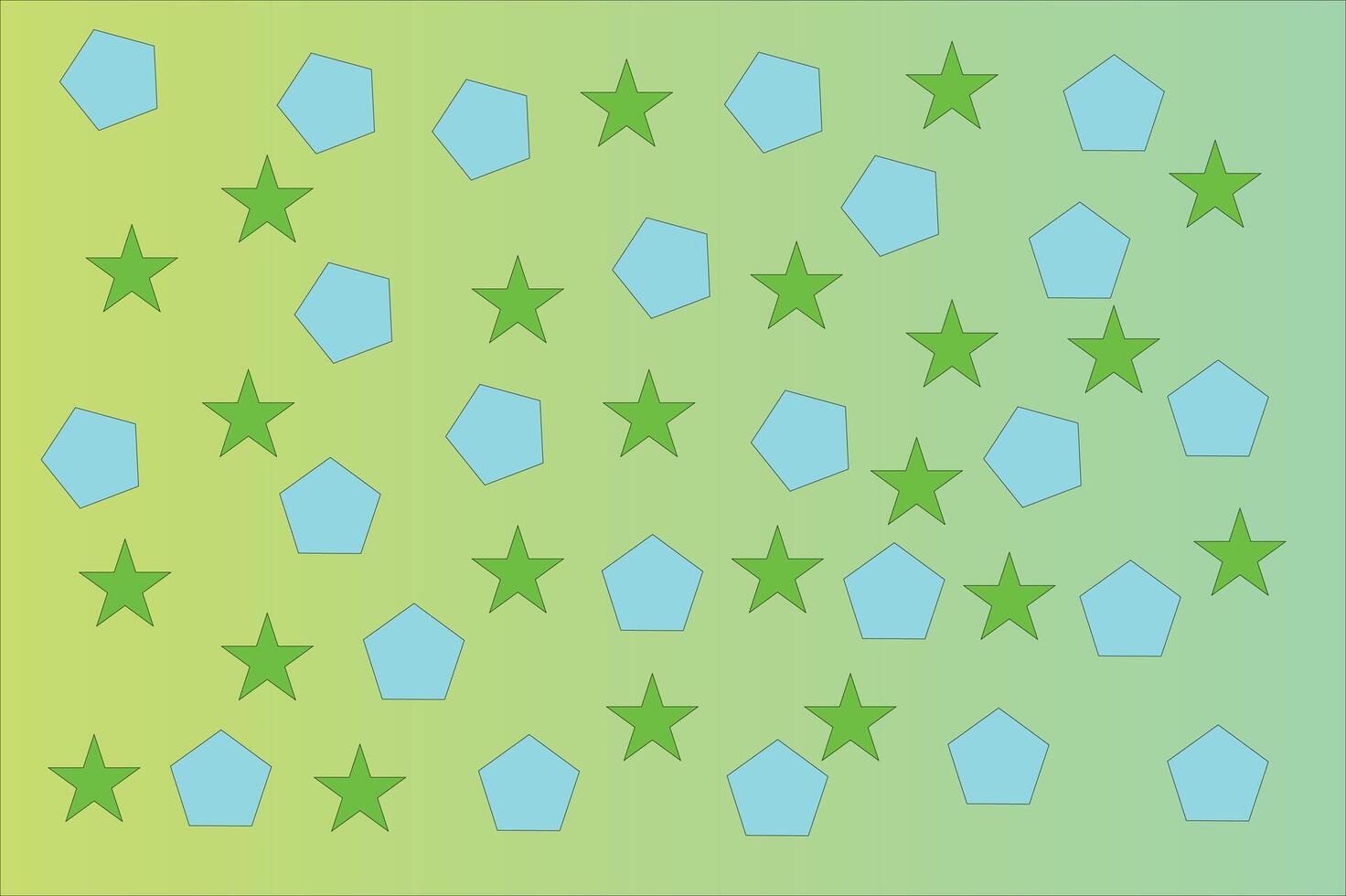 Repetitive Abstract Polygon And Star Pattern vector