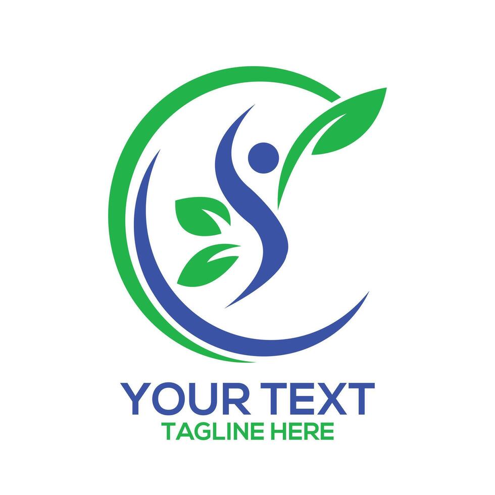 Clean and Simple Eco Friendly Logo Design Templates vector