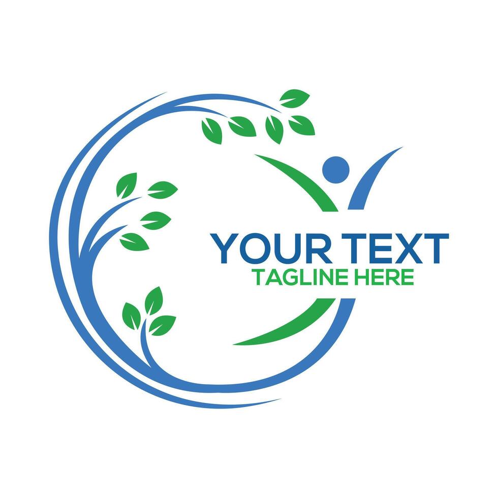 Eye-Catching Eco Friendly Logo Design for Natural Products vector