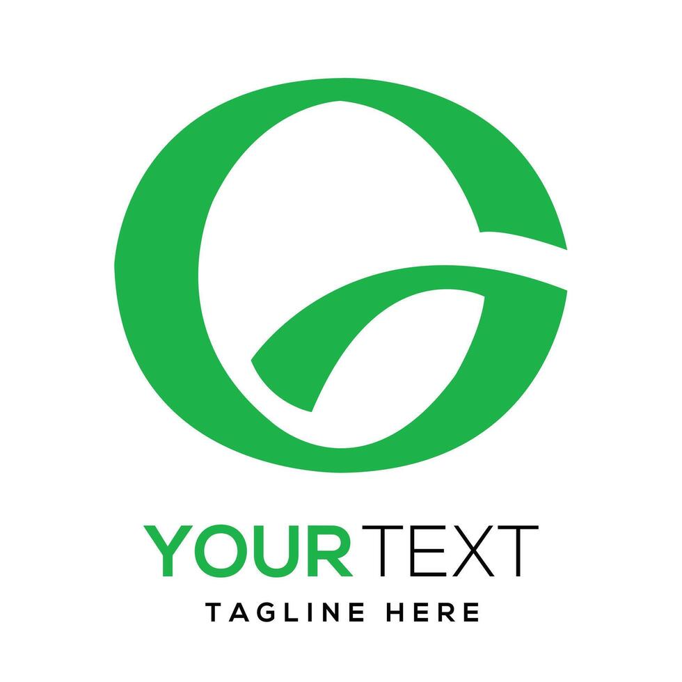 G Text Logo Design For Business vector