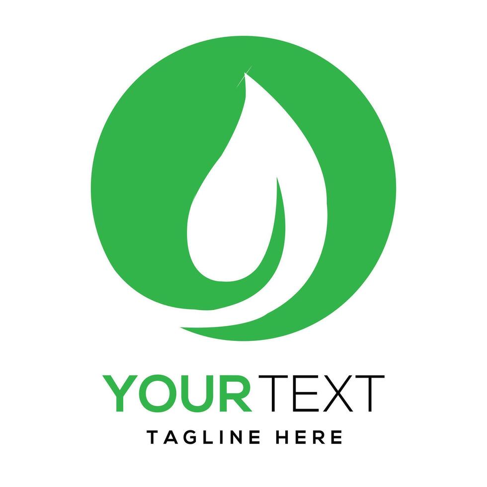 Professional Eco Friendly Logo Design Templates vector