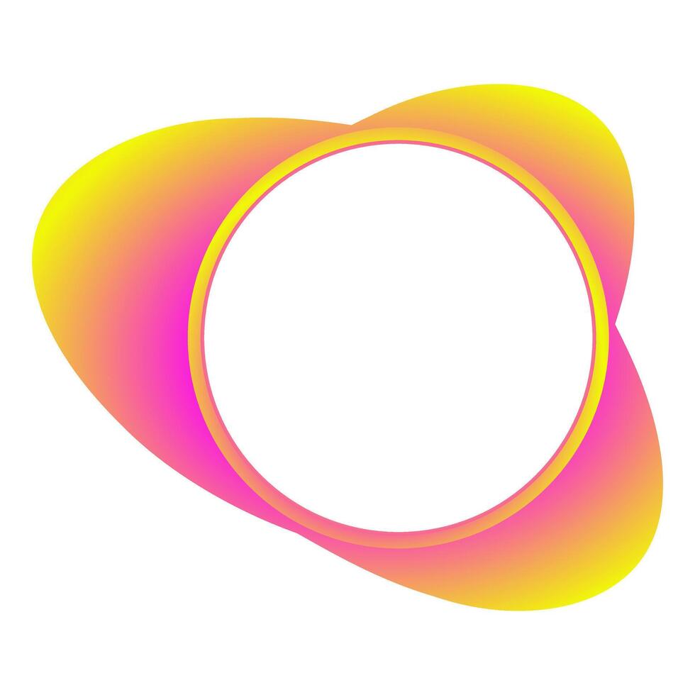 Element Frames with Gradient Lights vector
