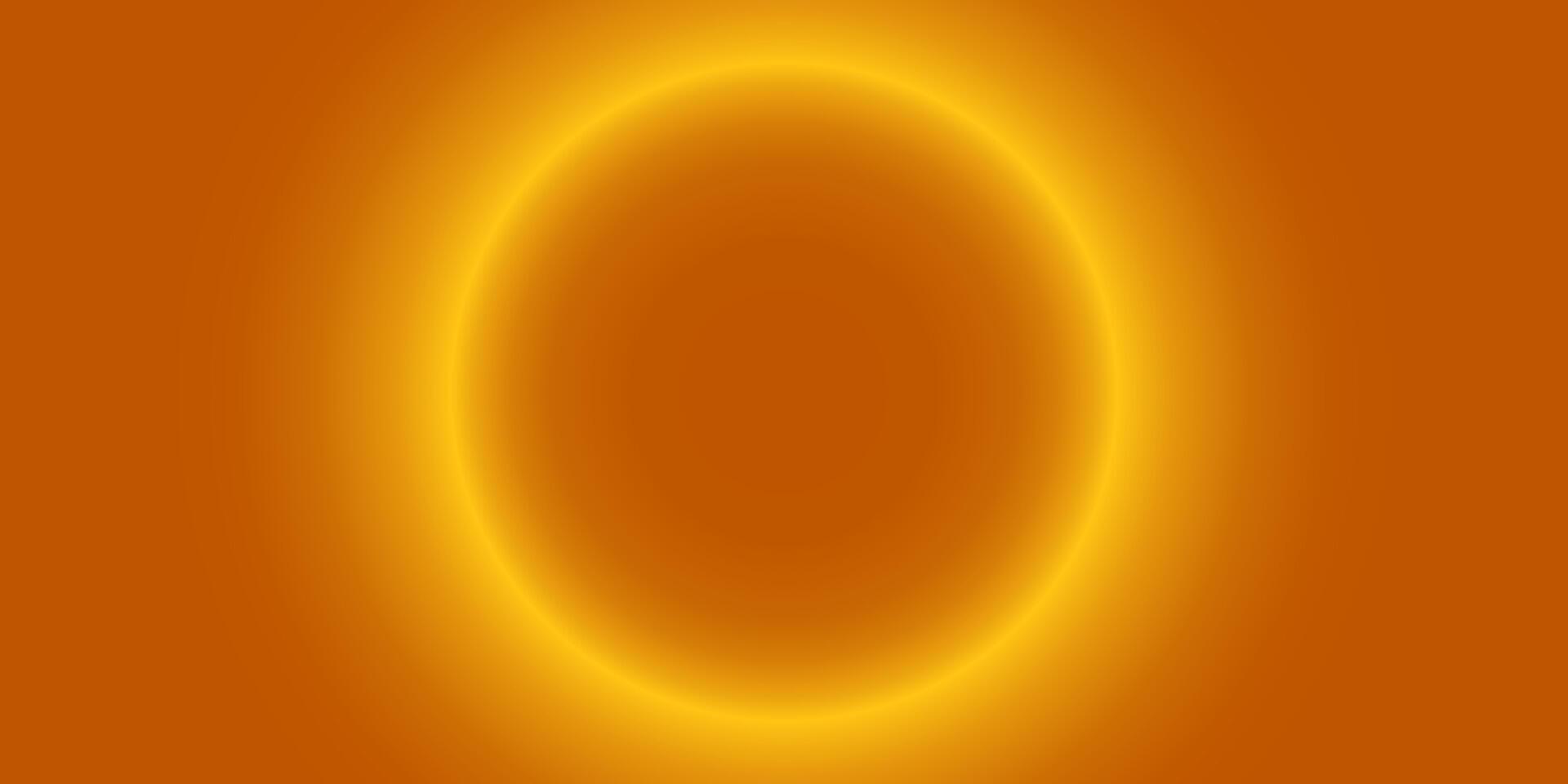 Gradient Circle Sun Illustration with Warm Tones vector