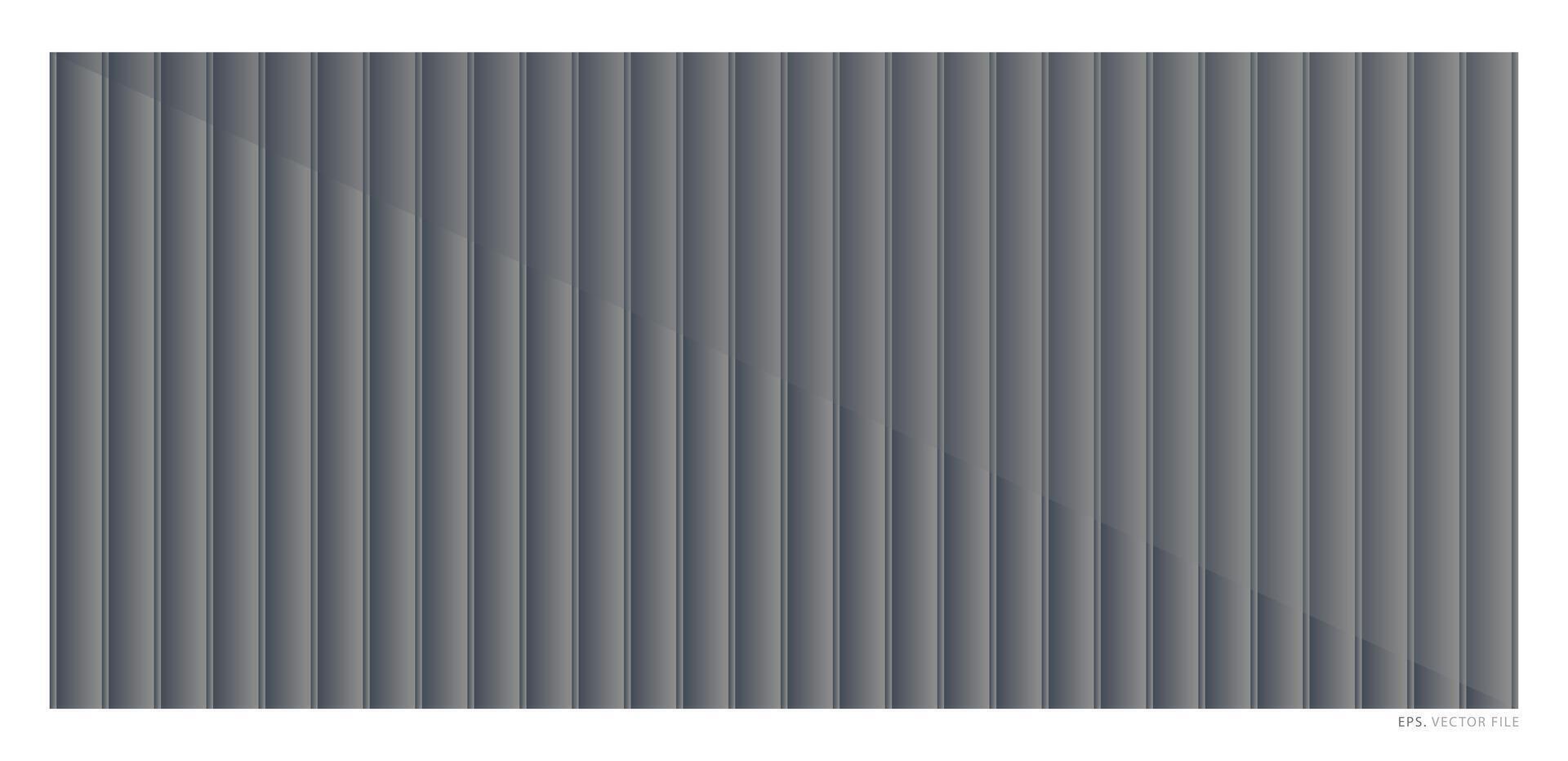 Modern Blank Banner with Grey Striped Lines vector