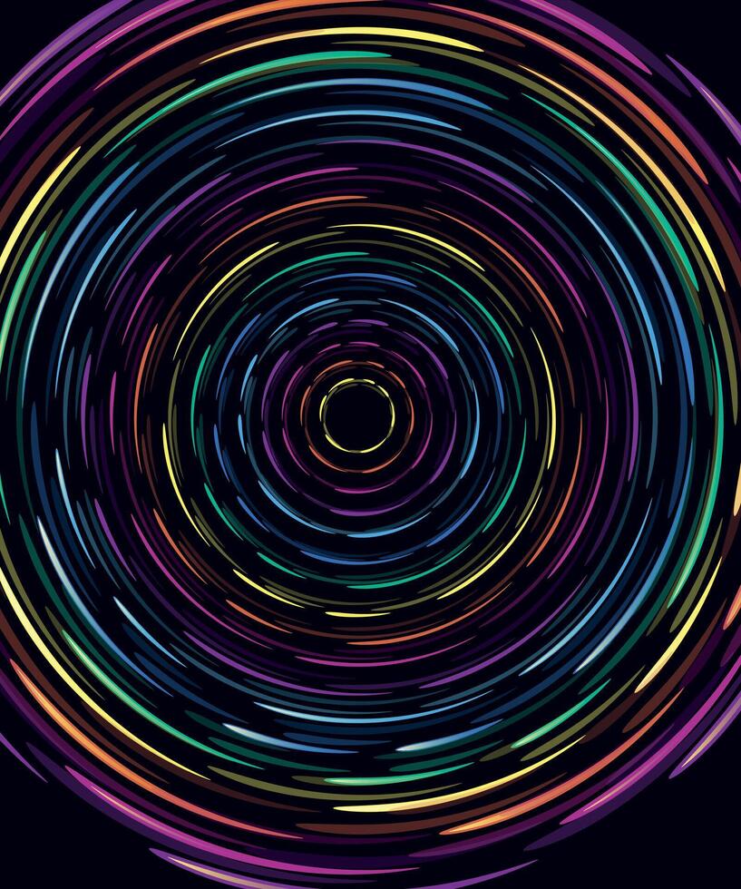 Colorful round of stars background vector