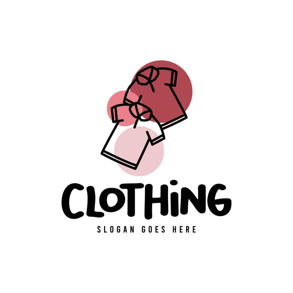 Clothing logo design template vector
