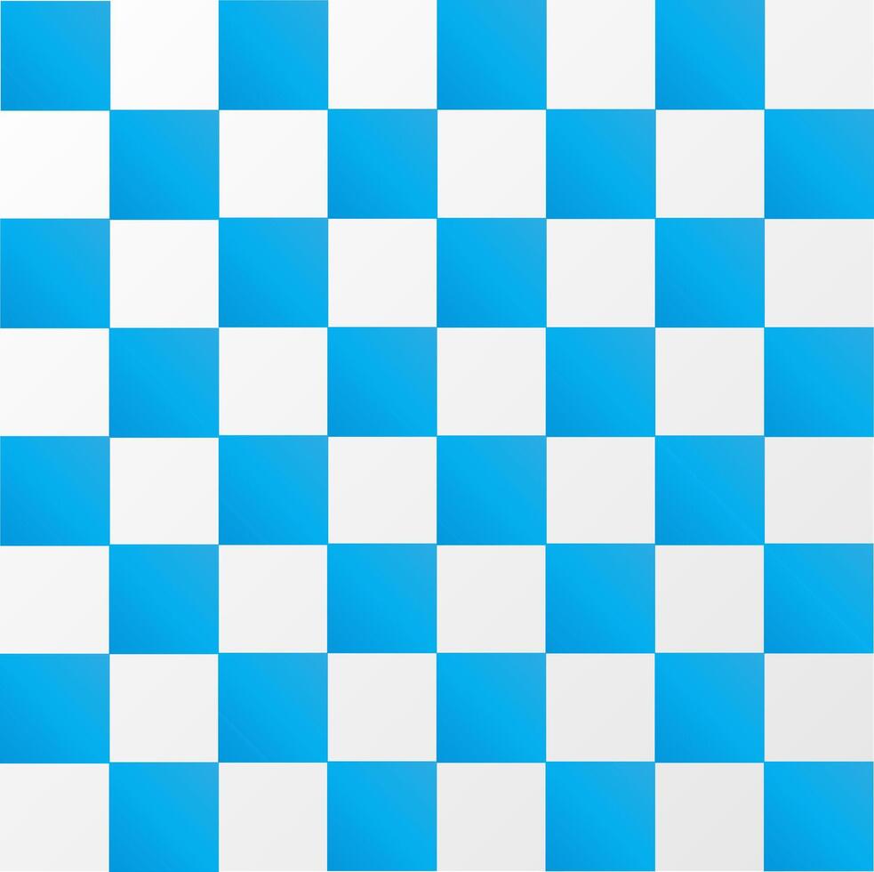 Blue and white checkered pattern background design. Wallpaper design vector