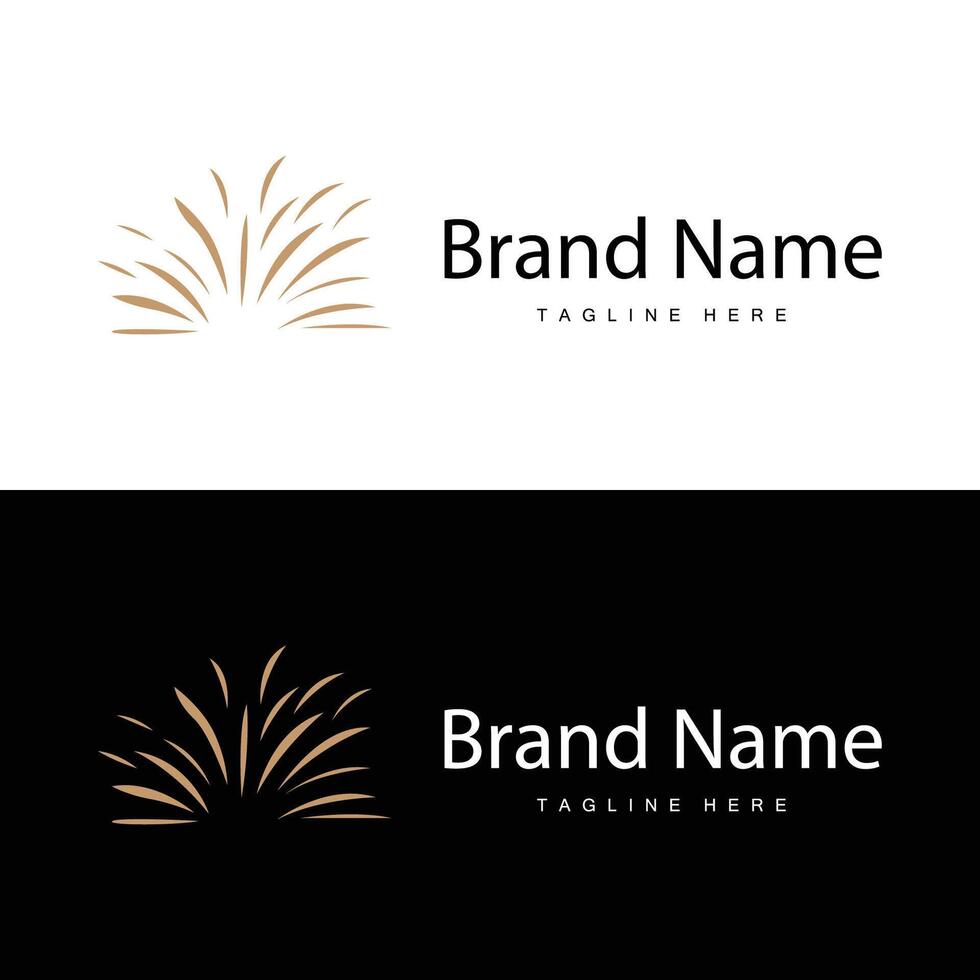 Firework Logo Illustration vector