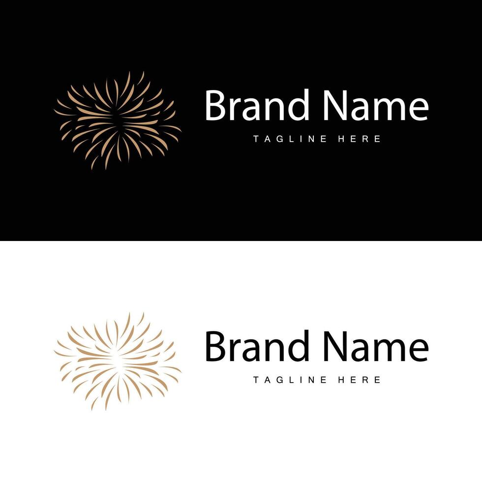Firework Logo, Simple vector