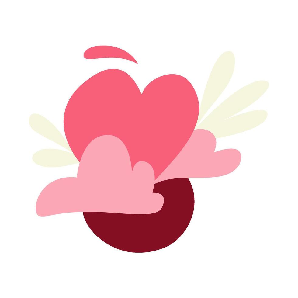 mood for love with heartwarming Valentine illustrations, designed for cards, posts, and beyond vector