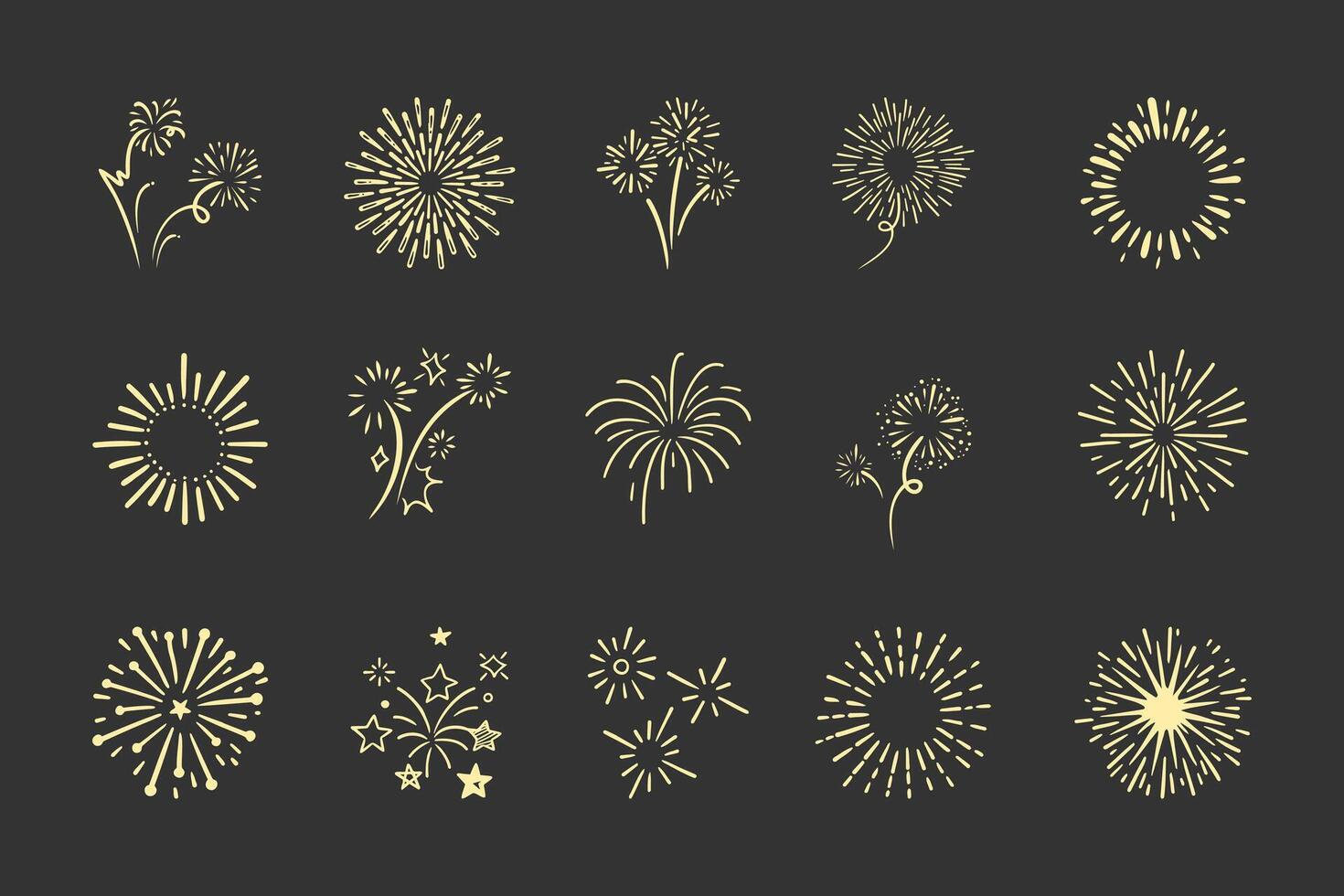 Outline sketch of star explosion. Sunshine frame. Starburst Explosion. Hand drawn boom. vector
