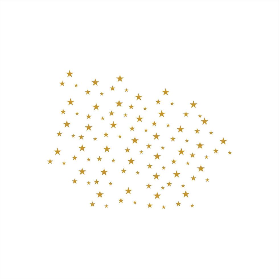 A Dance of Starlight in Minimalist Harmony. vector
