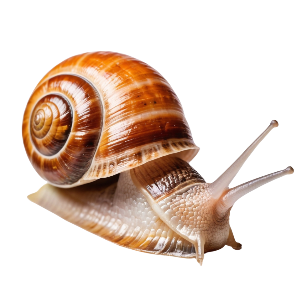 Snail isolated on a transparent background png