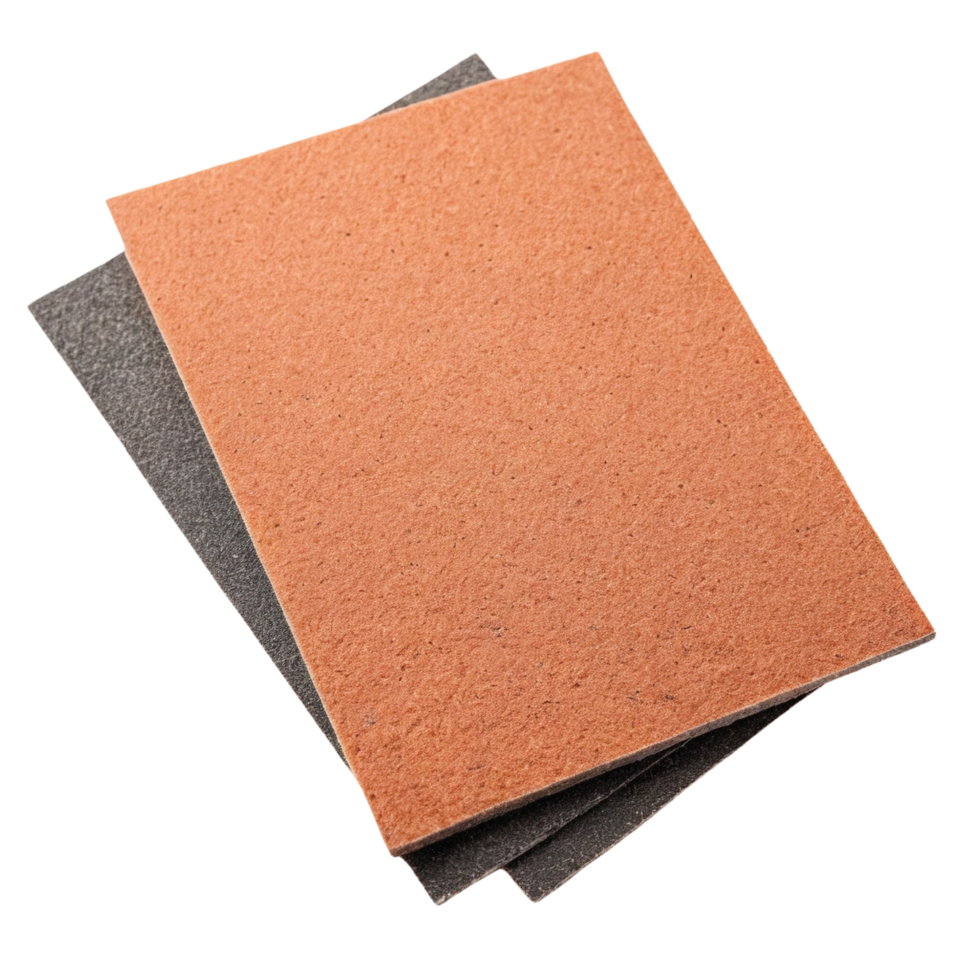 Sanding paper isolated on a transparent background png