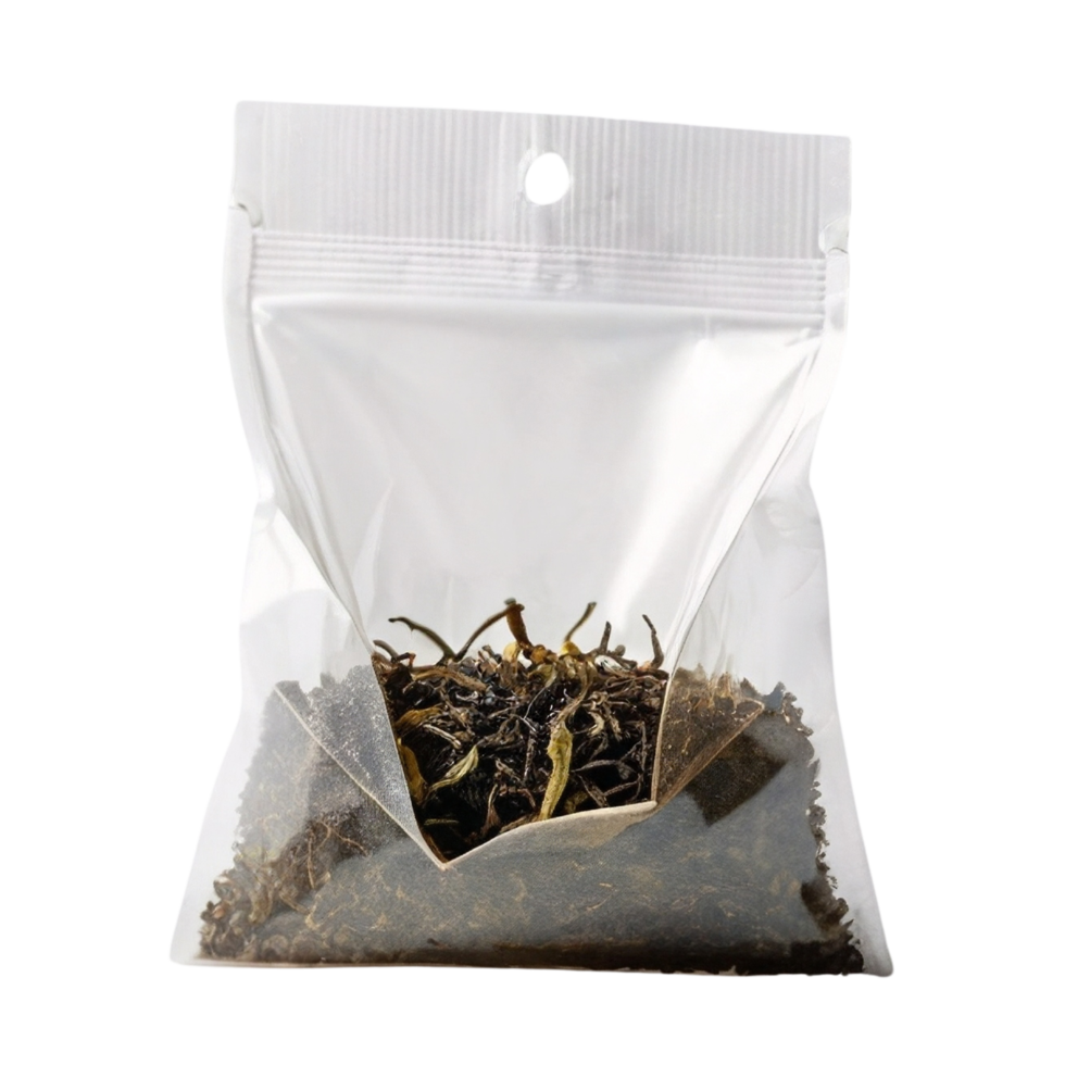 A tea bag isolated on a transparent background png